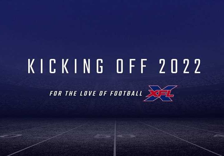 Announcement for XFL kickoff in 2022